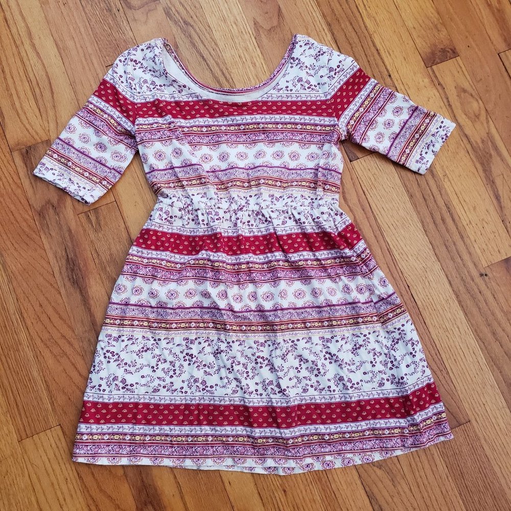 Girls Old Navy 3/4 length sleeve dress